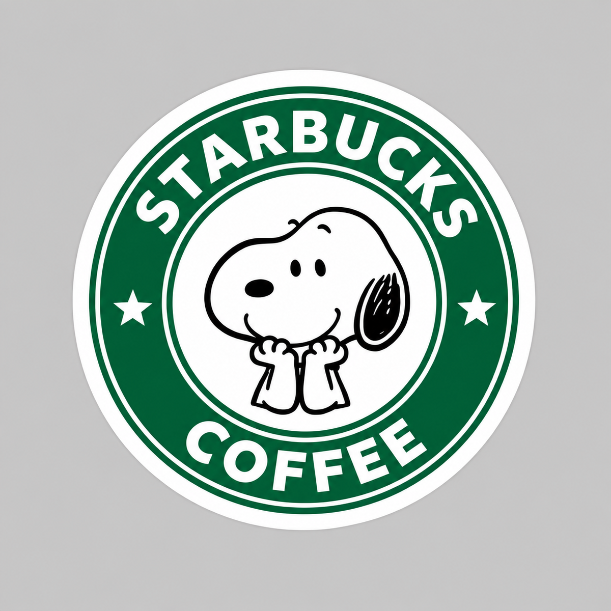 Starbucks Peanuts Snoopy Joe Kind Die-cut Waterproof Vinyl Sticker