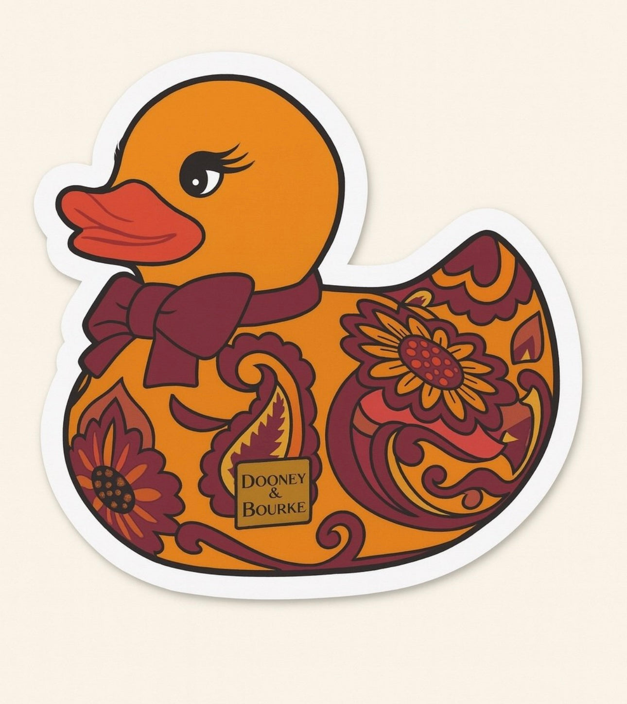 Dooney & Bourke Rubber Duck Sticker by Reed’s Rubber Ducks