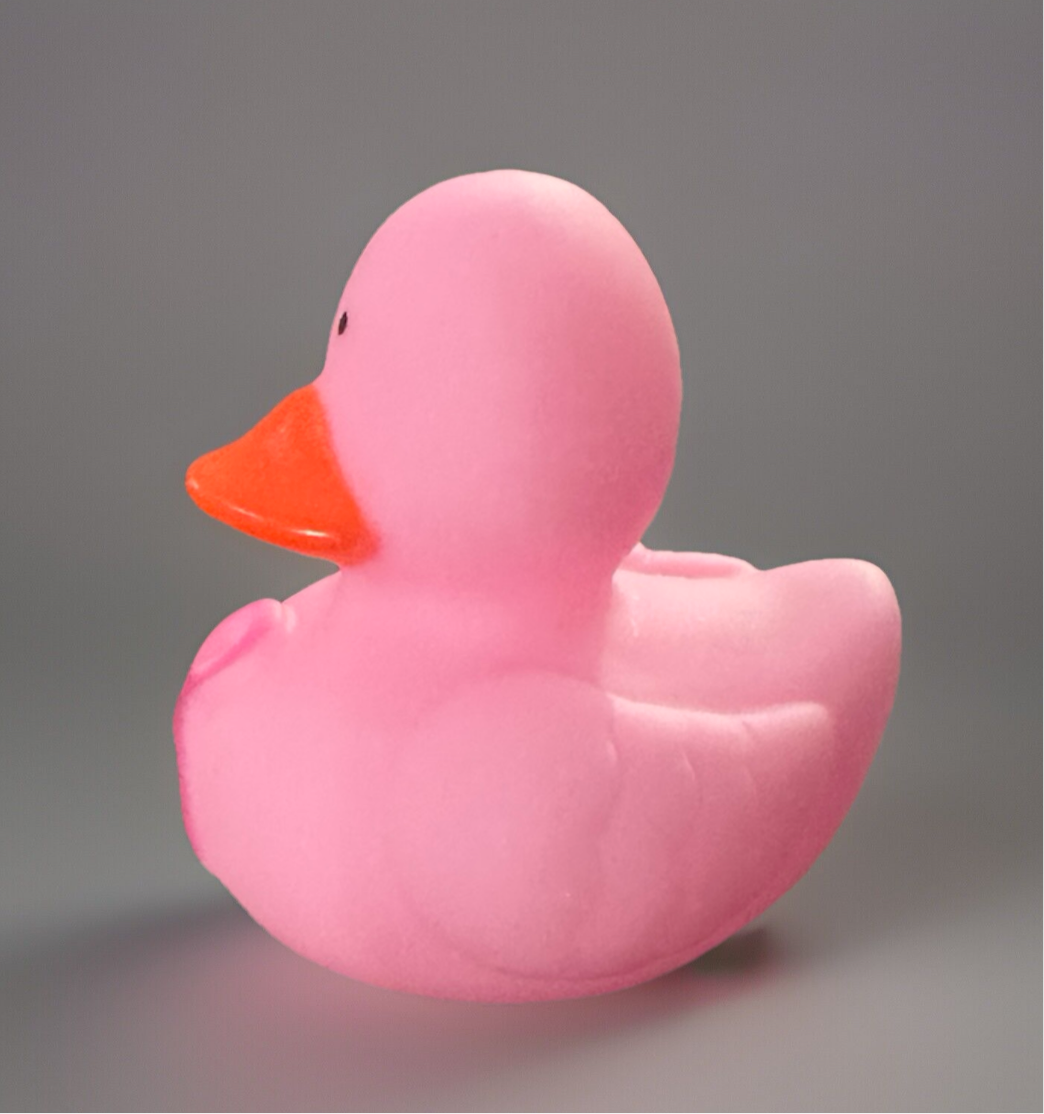 Breast Cancer Awareness Rubber Duck