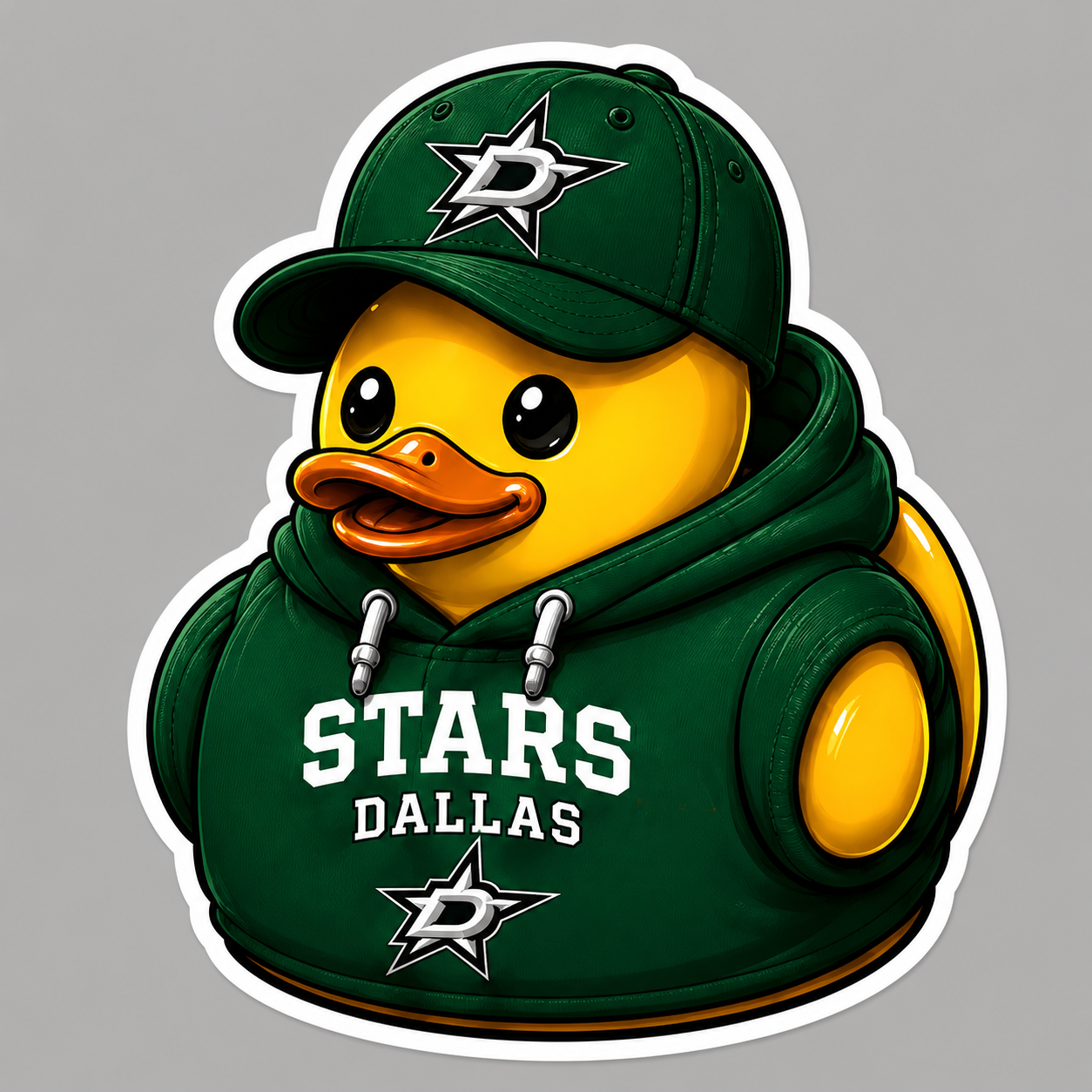 Dallas Stars Die-Cut Vinyl Waterproof Sticker