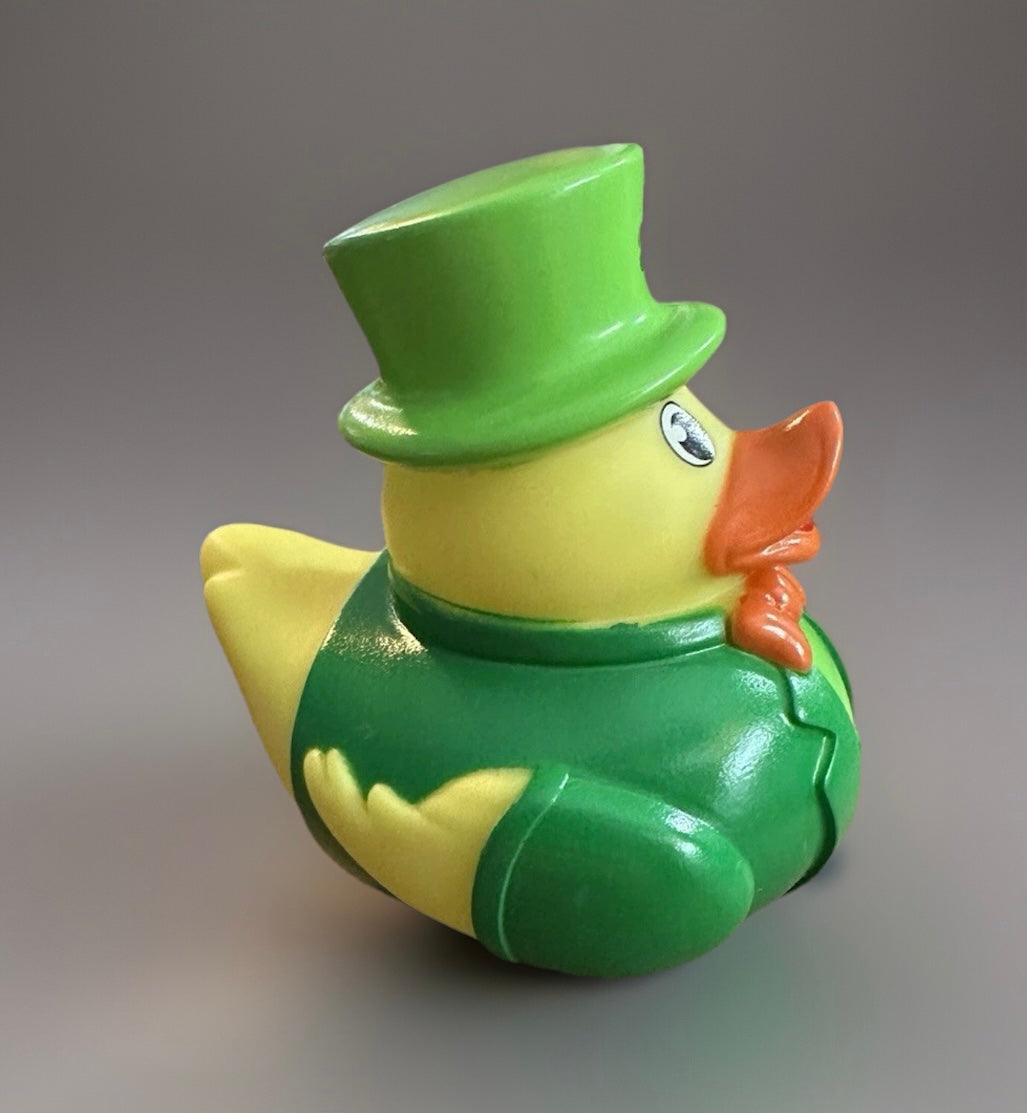 Top Hat St. Patrick’s Day Rubber Duck 3.5”