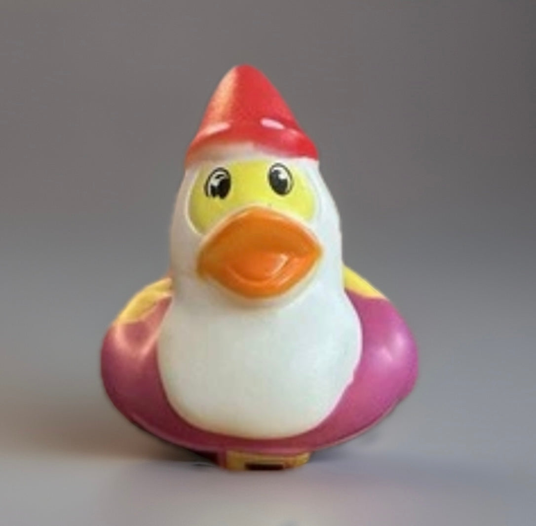 Purple Gnome Rubber Duck 2”