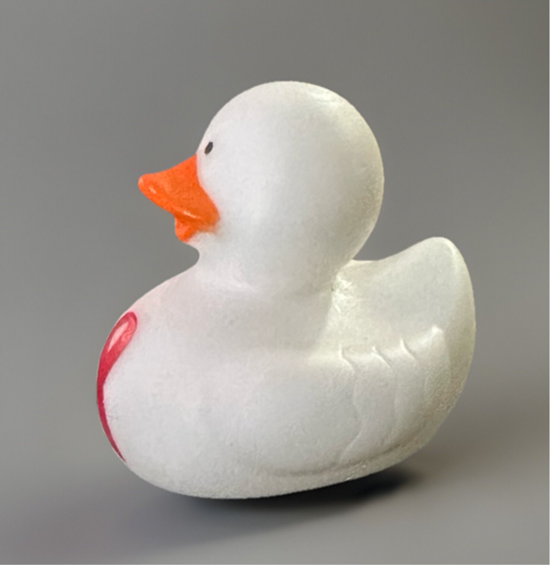 Red Ribbon Awareness Rubber Duck