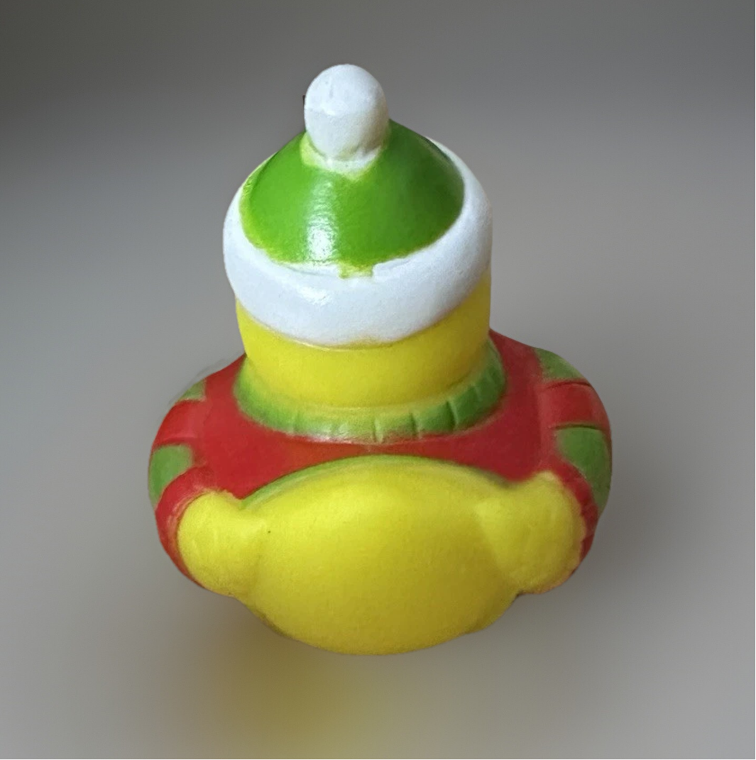 Christmas Ugly Sweater Rubber Duck 2”