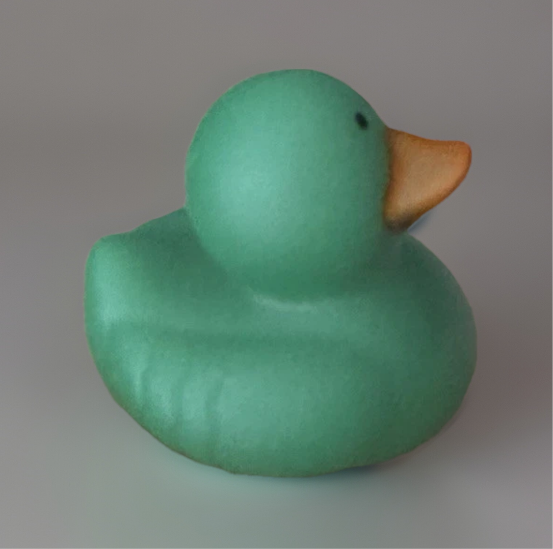 Green Color Changing Rubber Duck 2”