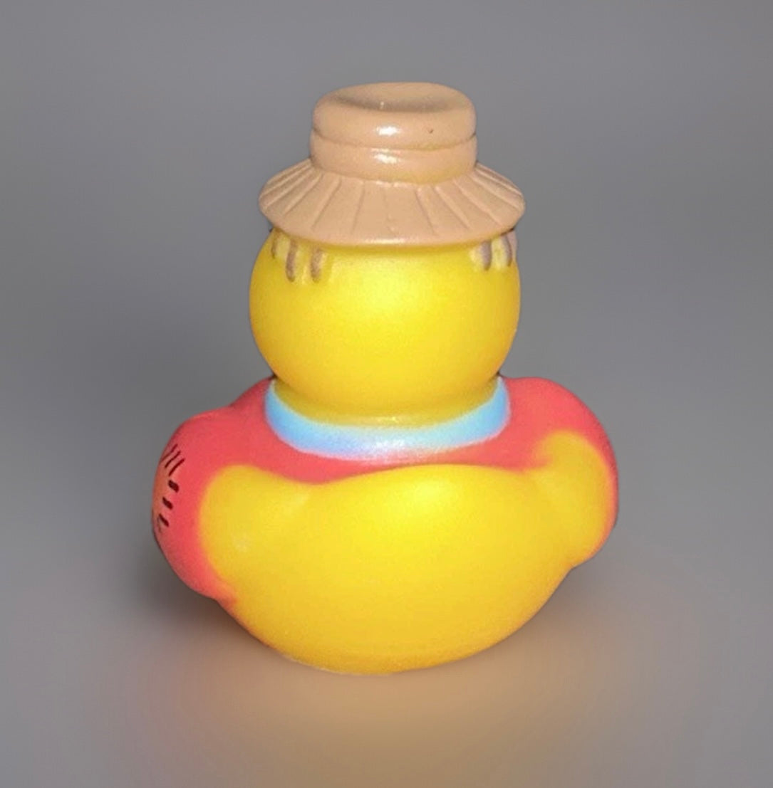 Pink Scare Crow Rubber Duck 2”