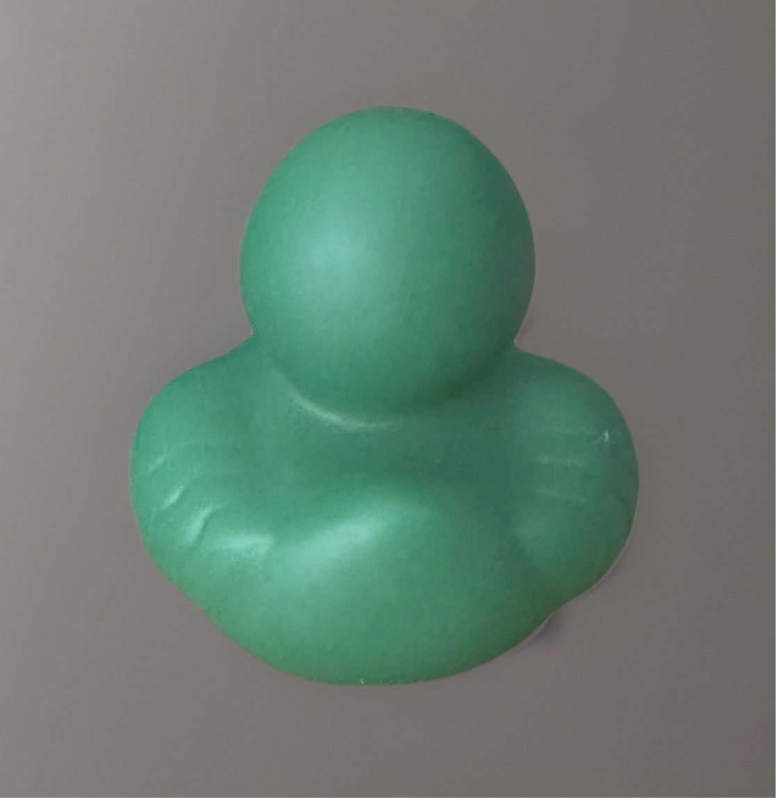 Green Color Changing Rubber Duck 2”