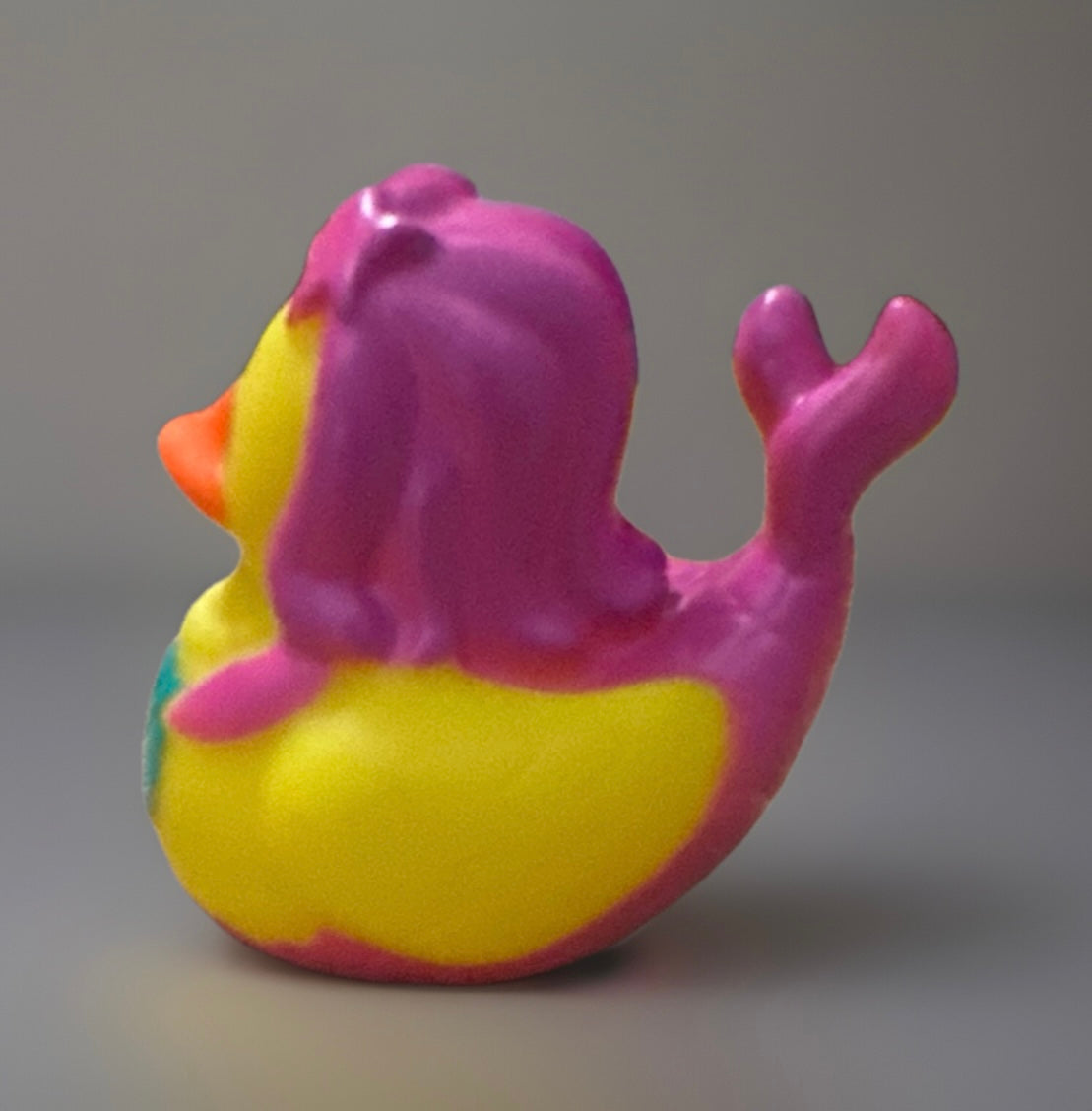 Pink Hair Mermaid Rubber Duck 2”