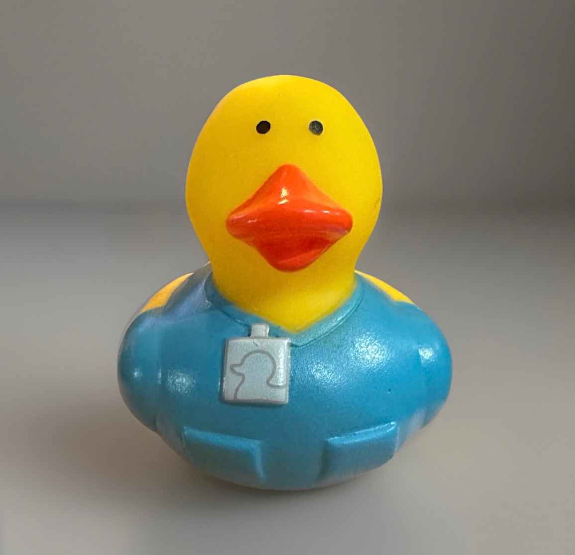 Blue Scrub Nurse Rubber Duck 2”