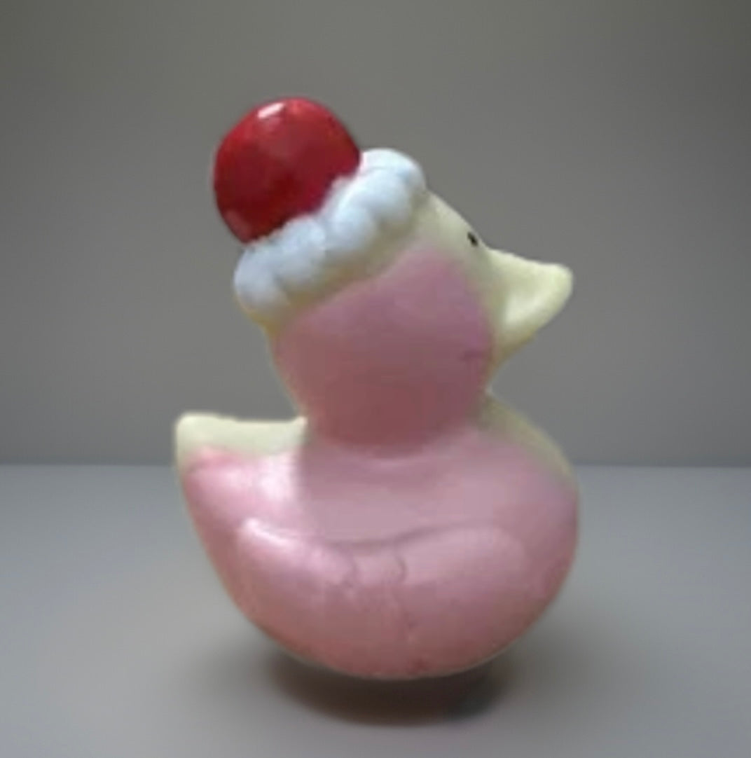 Neopolitan Icecream Cake Cone Rubber Duck 2”