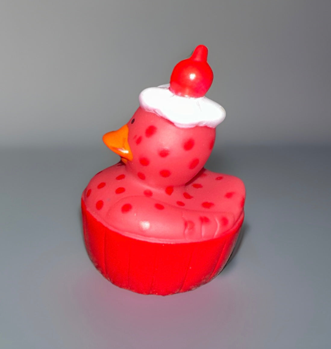 Strawberry Cupcake Rubber Duck 2”