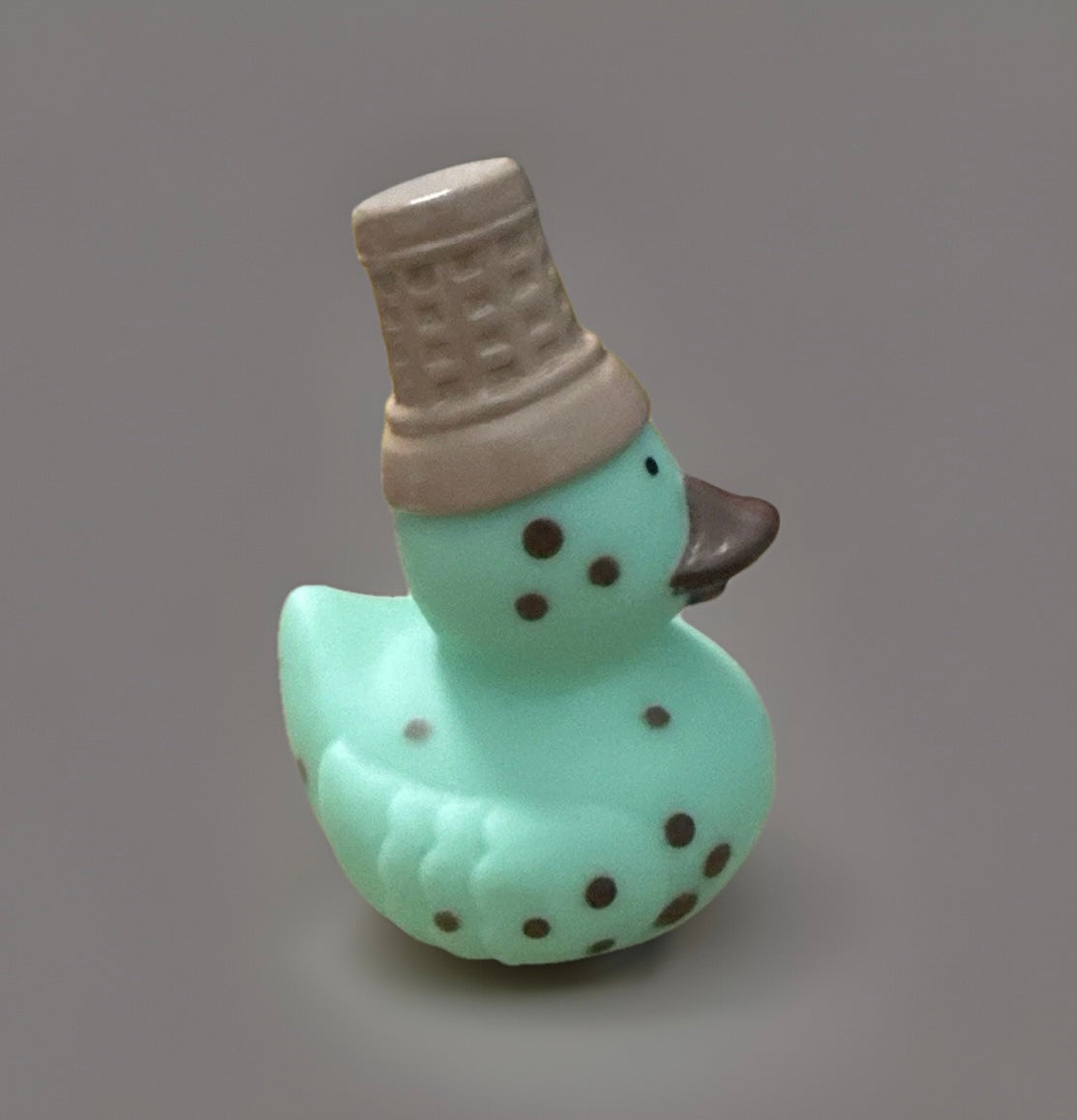 Mint Chocolate Chip Icecream Cake Cone Rubber Duck 2”