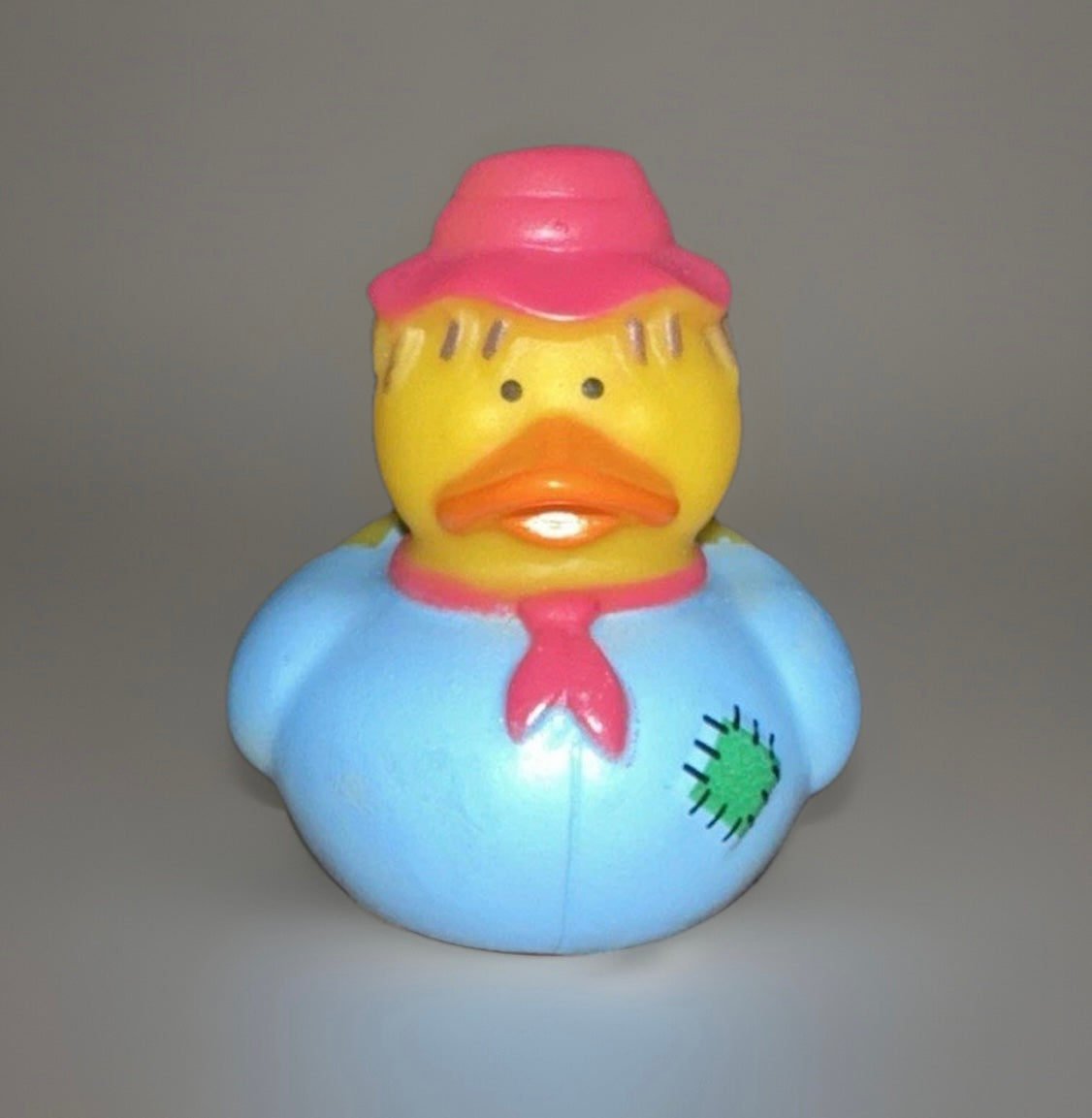 Blue Scare Crow Rubber Duck 2”