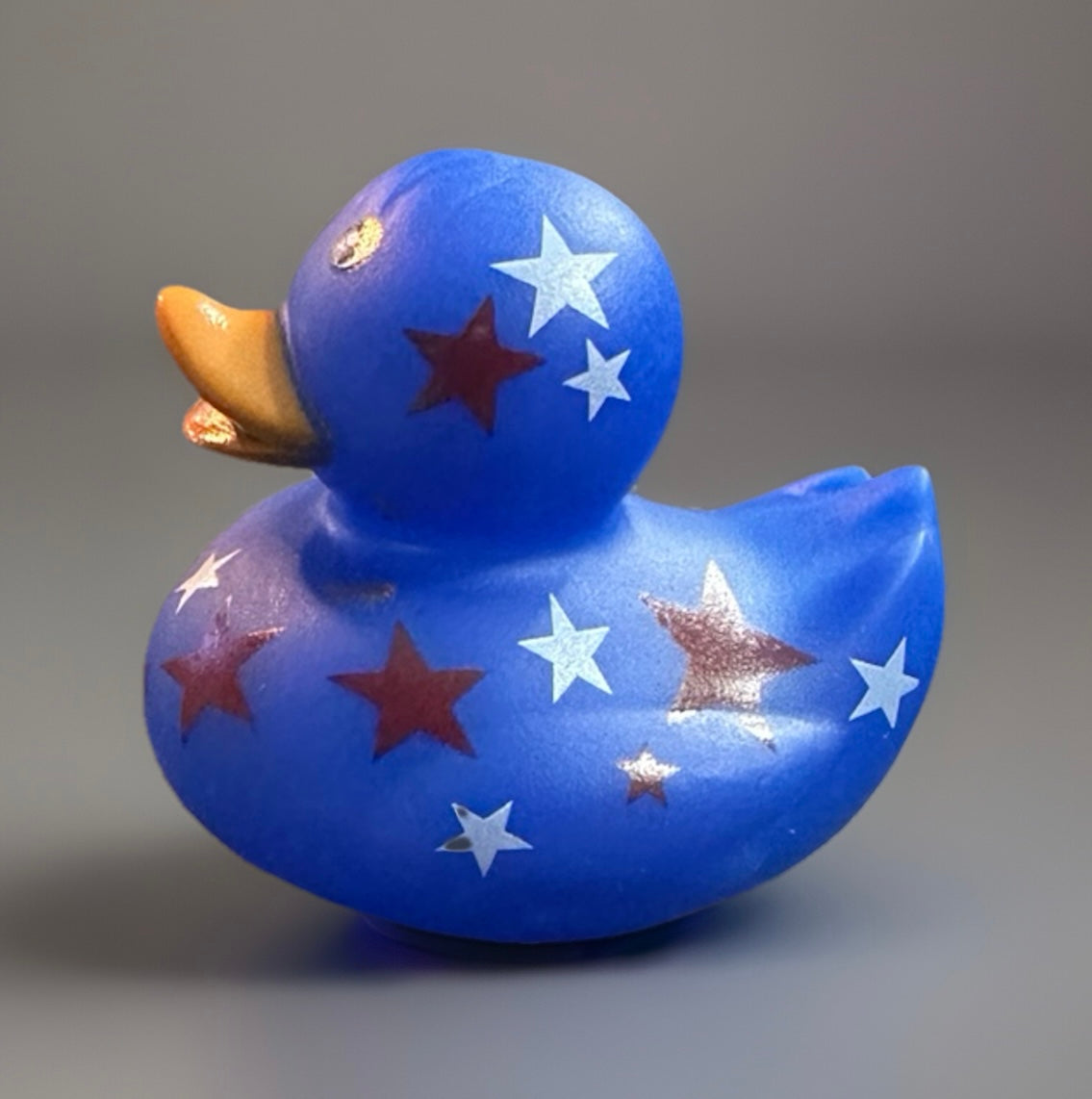 Cobalt Blue Patriotic Rubber Duck 2”
