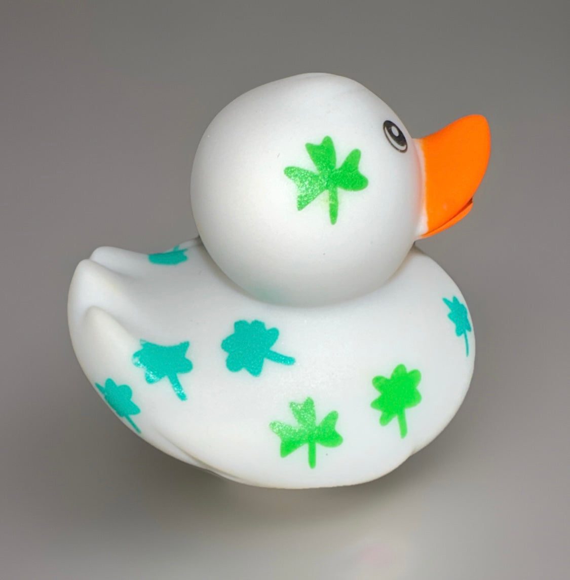 White St. Patrick’s Day Rubber Duck 2”