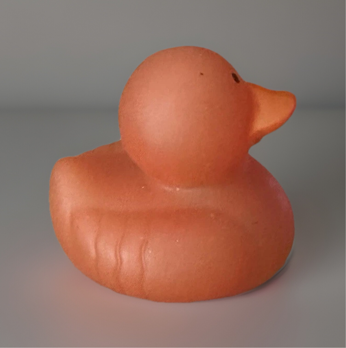 Orange Color Changing Rubber Duck 2”