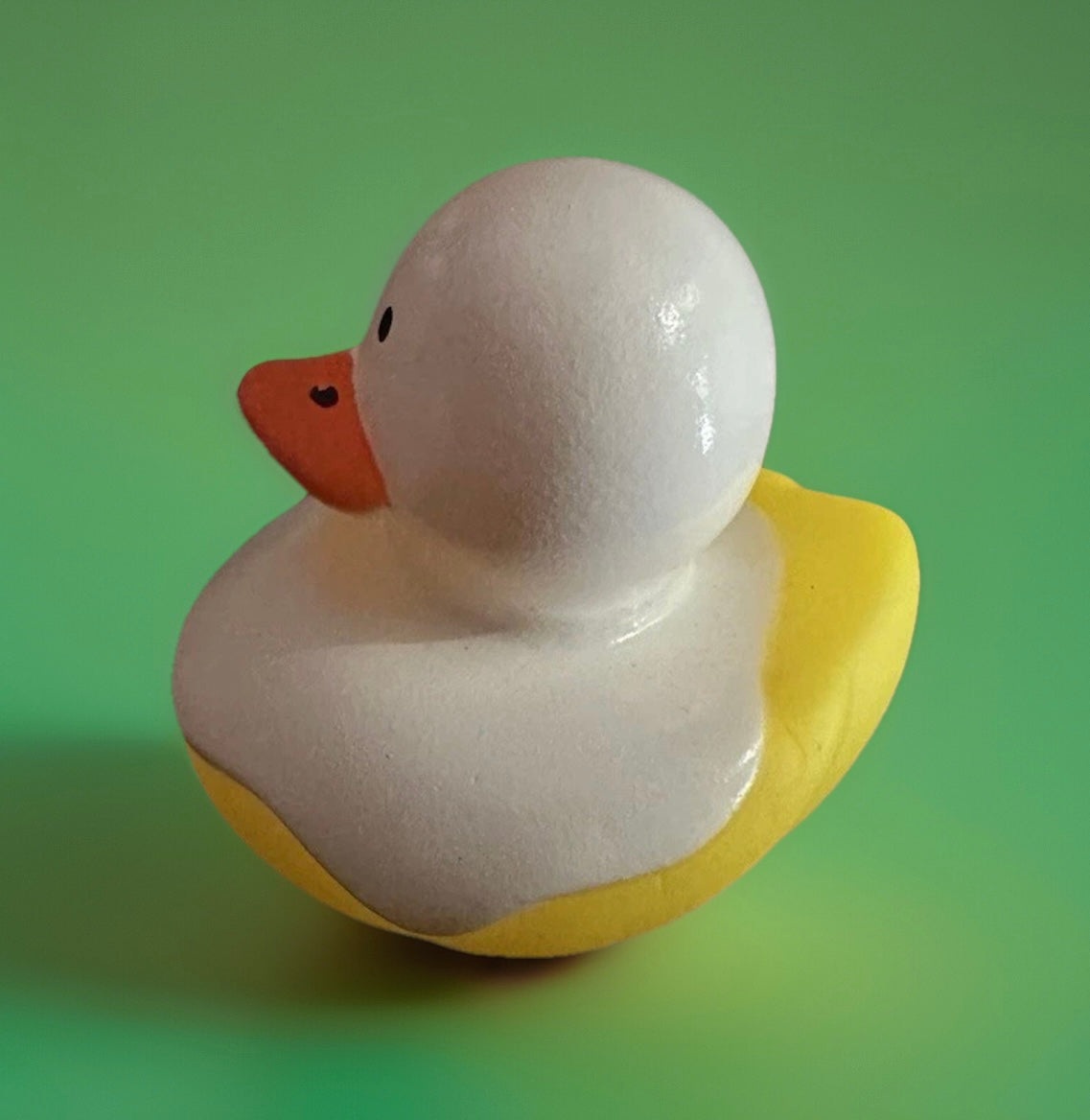 Egg White Rubber Duck 2”