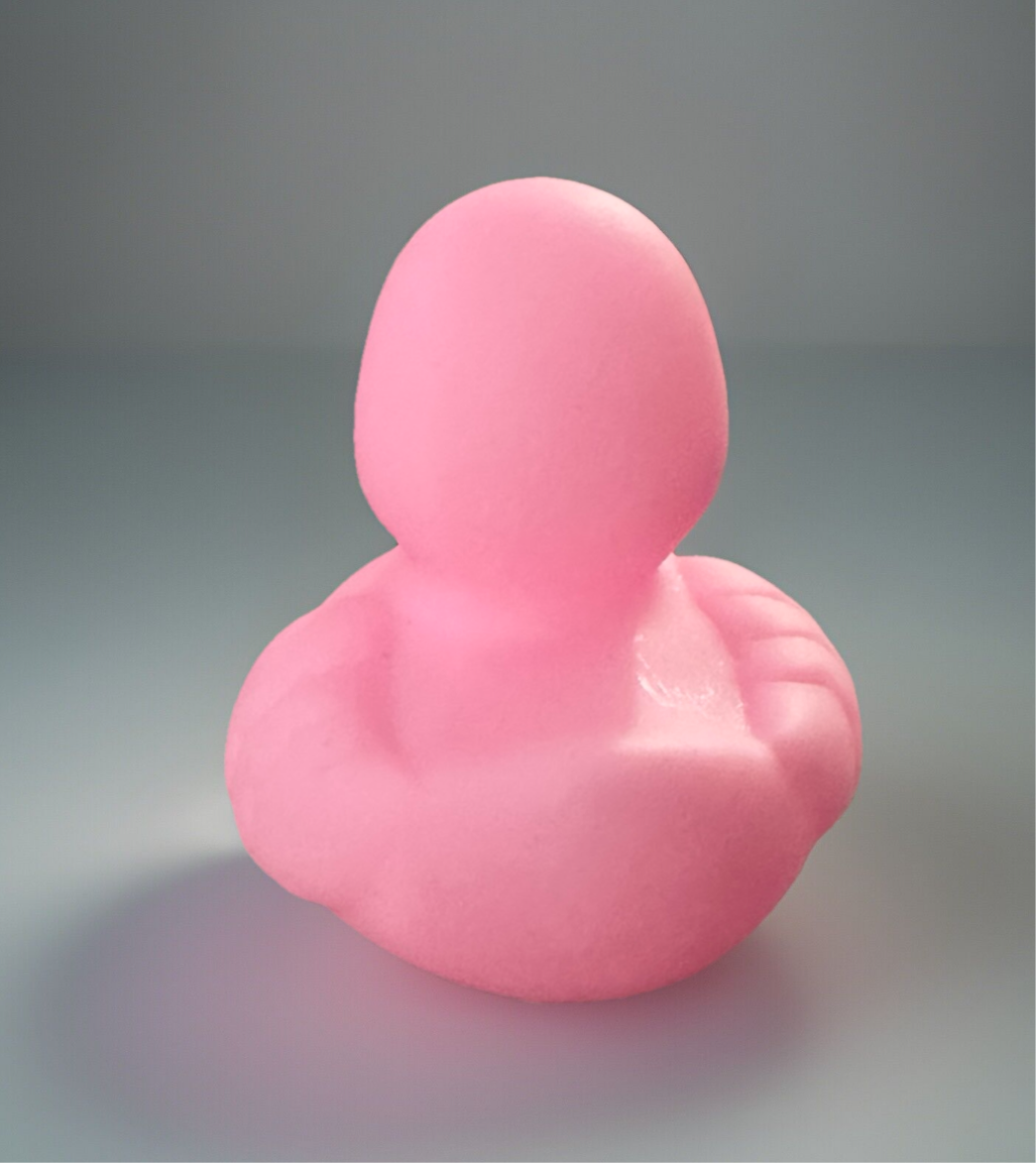 Breast Cancer Awareness Rubber Duck