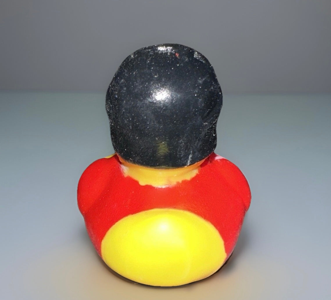Hockey Red Uniform Rubber Duck 2”