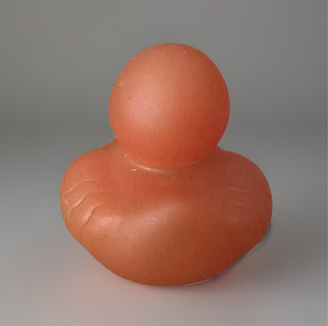 Orange Color Changing Rubber Duck 2”