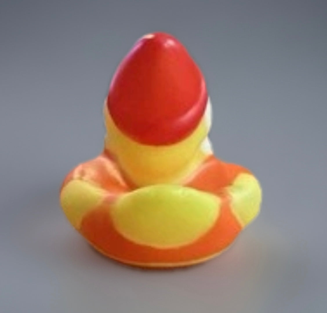 Orange Gnome Rubber Duck 2”