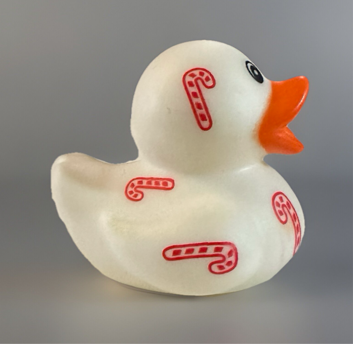 Candy Cane Rubber Duck 2”