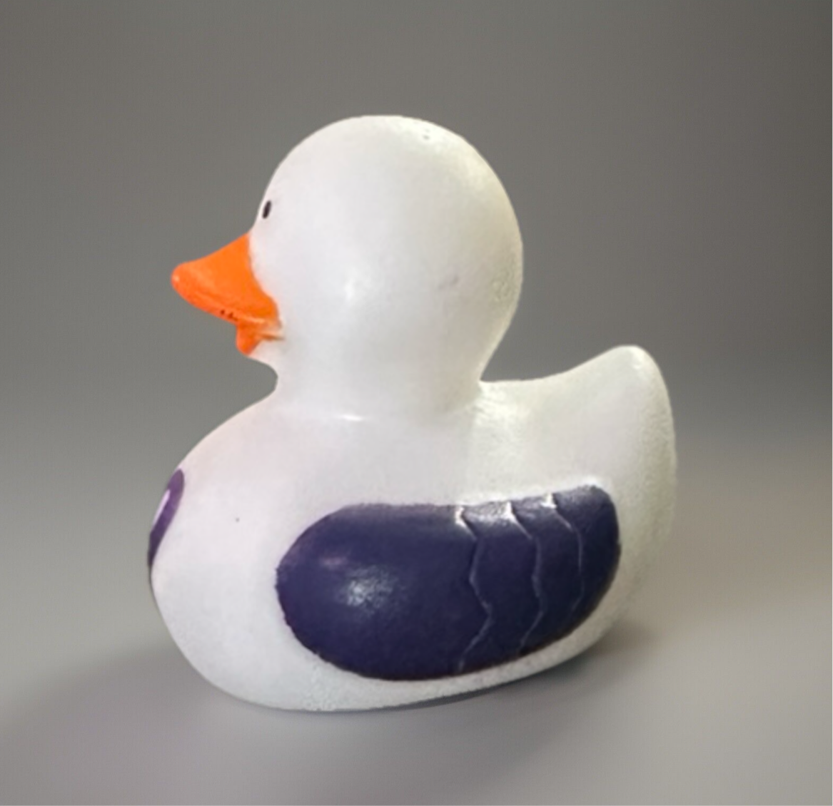 Purple Ribbon Awareness Rubber Duck