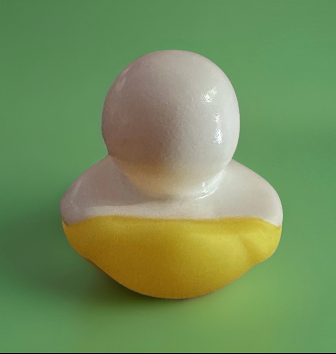 Egg White Rubber Duck 2”