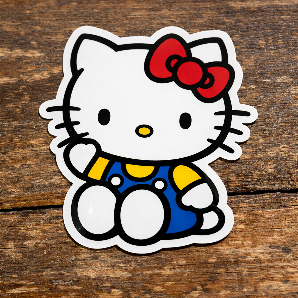 Hello Kitty Die-Cut Sticker by Reed’s Rubber Ducks