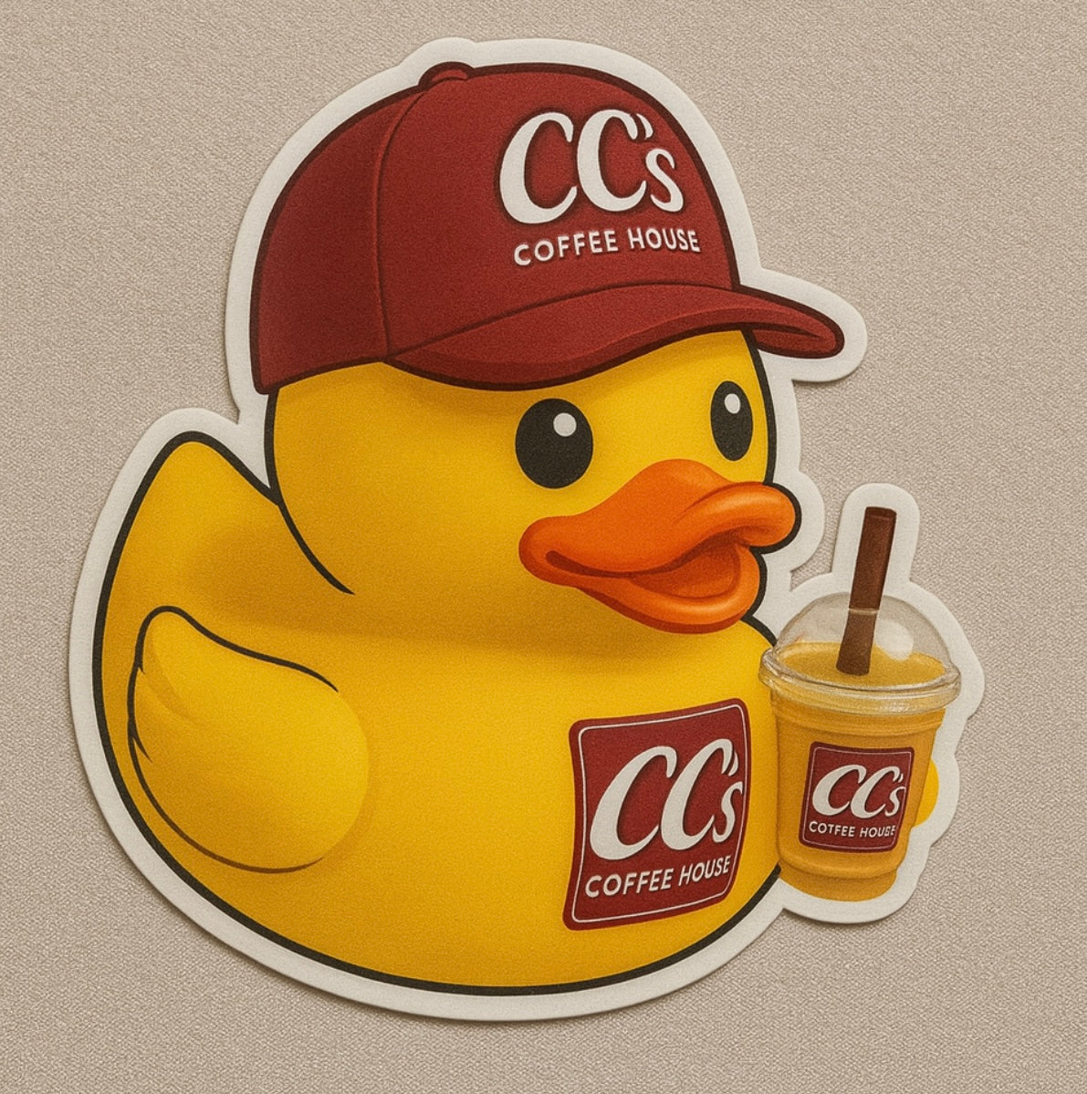 CC’s Rubber Duck Sticker by Reed’s Rubber Ducks