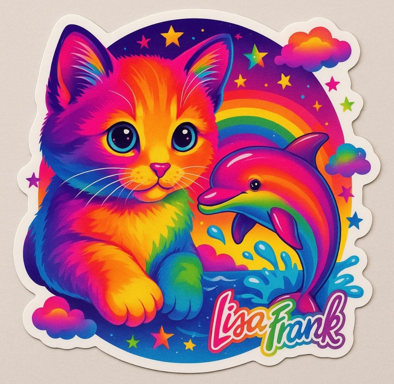 Lisa Frank Sticker by Reed’s Rubber Ducks and Sensory Shop
