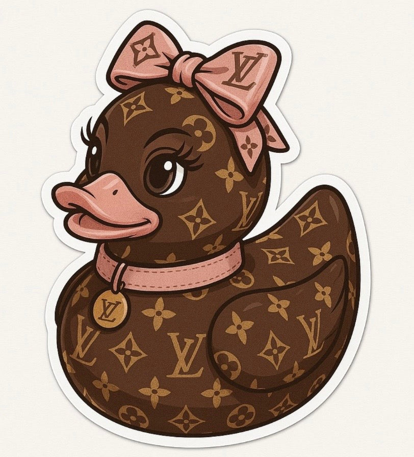 Louis Vuitton Rubber Duck Sticker by Reed’s Rubber Ducks