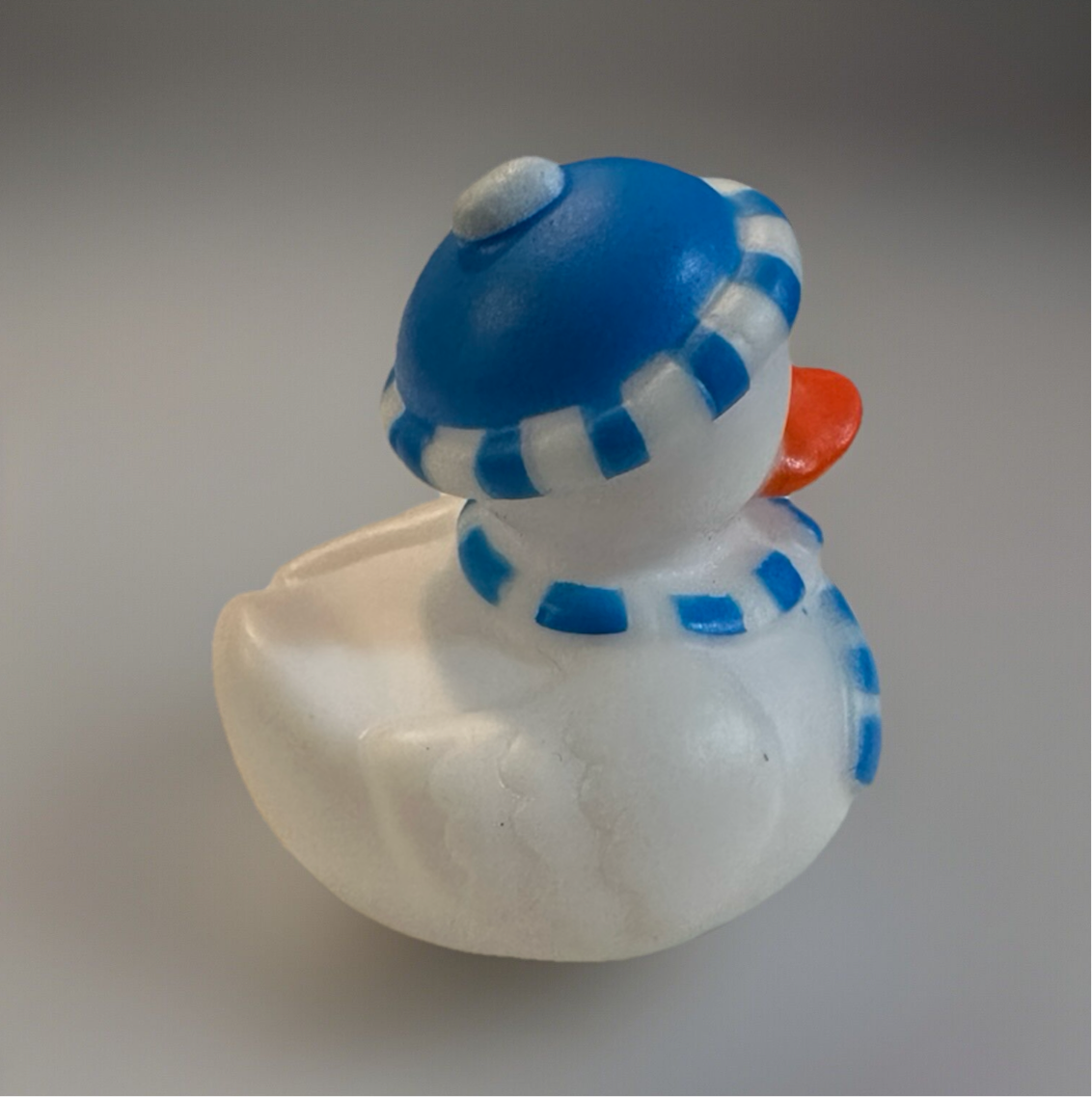 Snowman Scarf Rubber Duck 2”