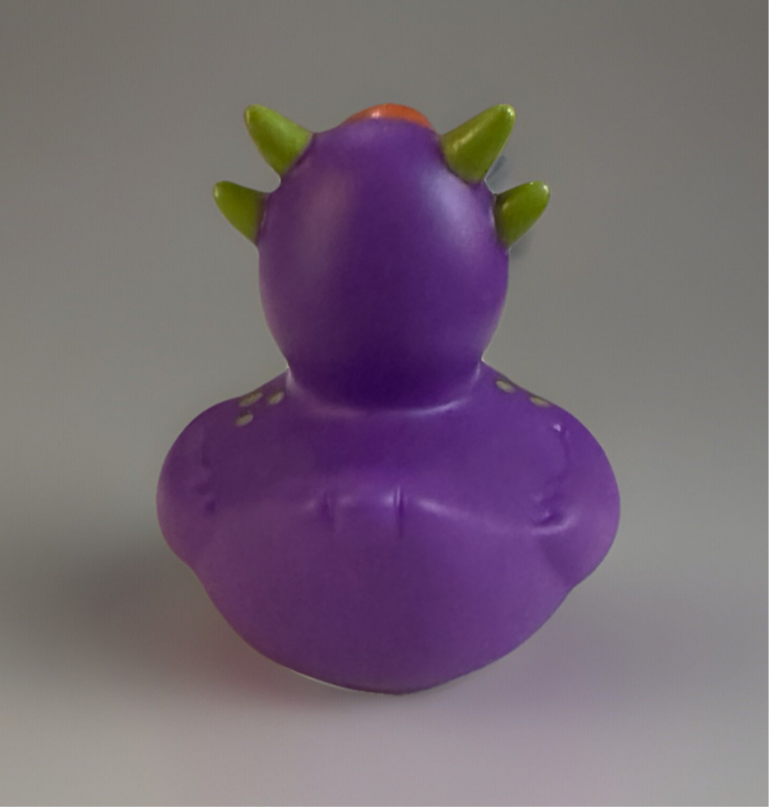 Purple Cyclops Rubber Duck 2”