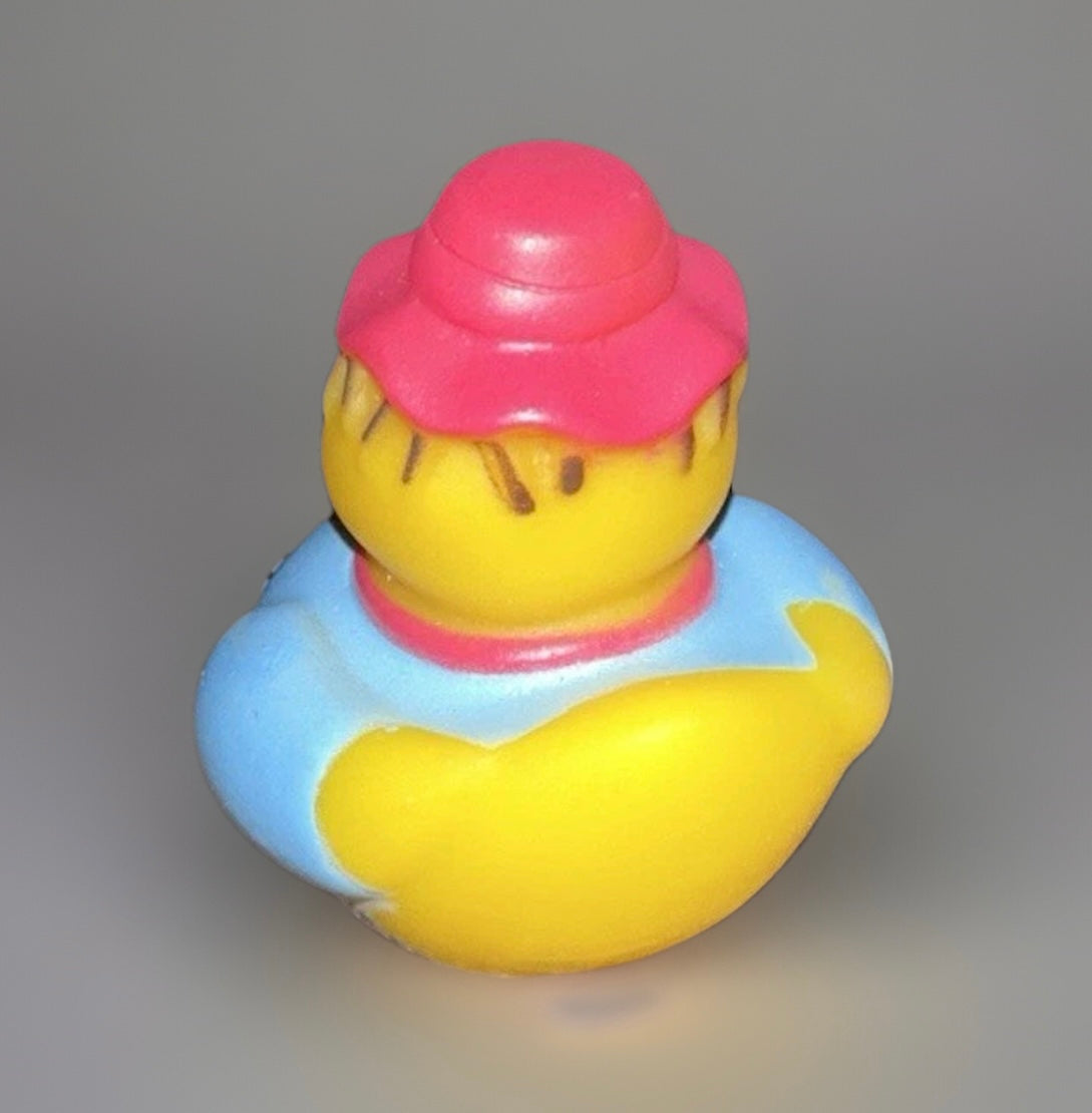 Blue Scare Crow Rubber Duck 2”