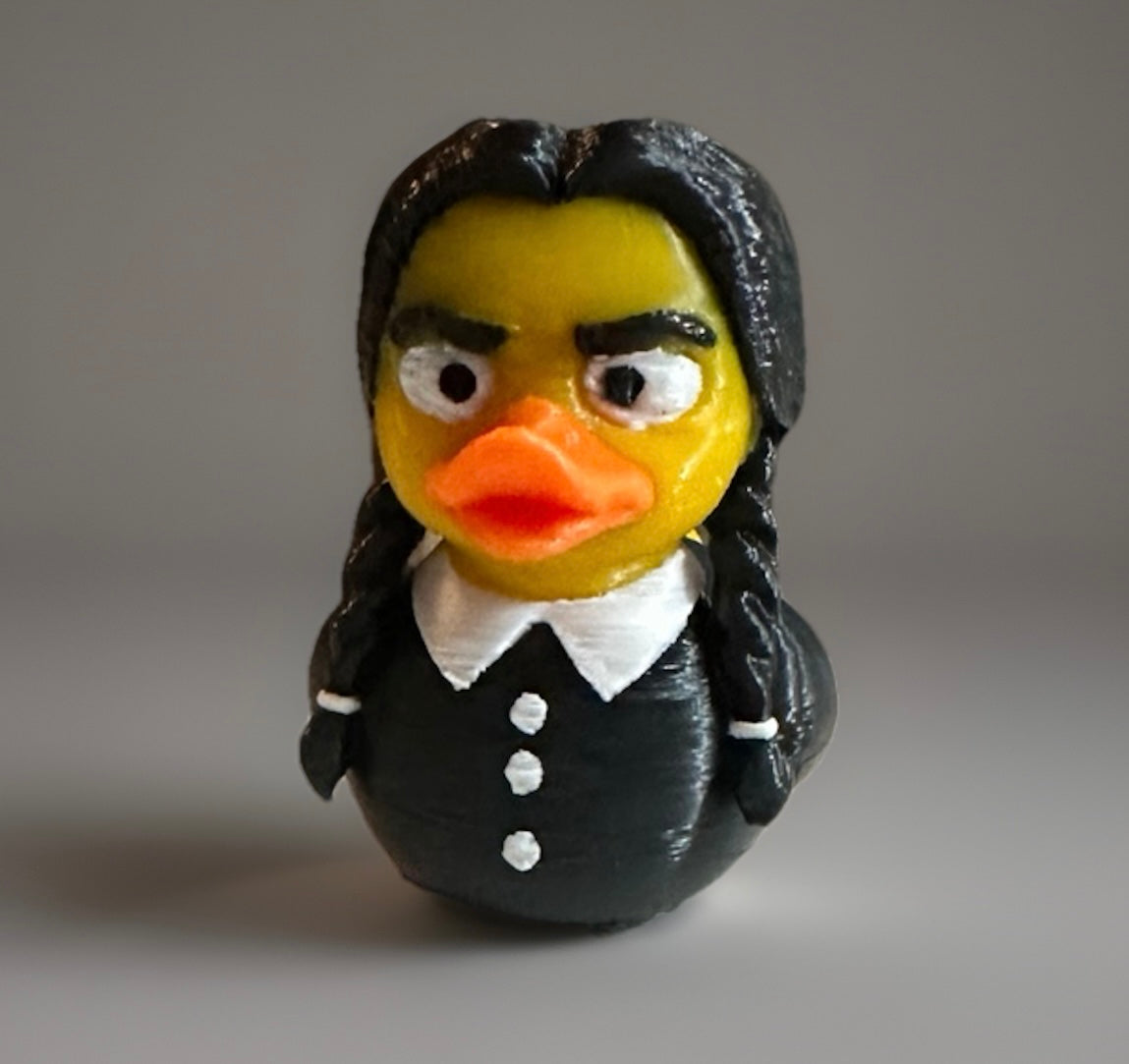 Wednesday Addams 3D Printed Duck Made By Reed’s