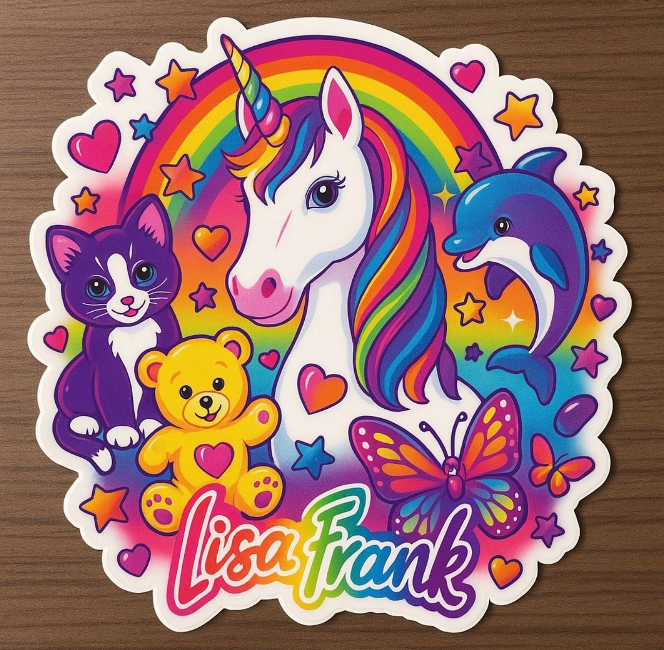 Lisa Frank Sticker by Reed’s Rubber Ducks and Sensory Shop