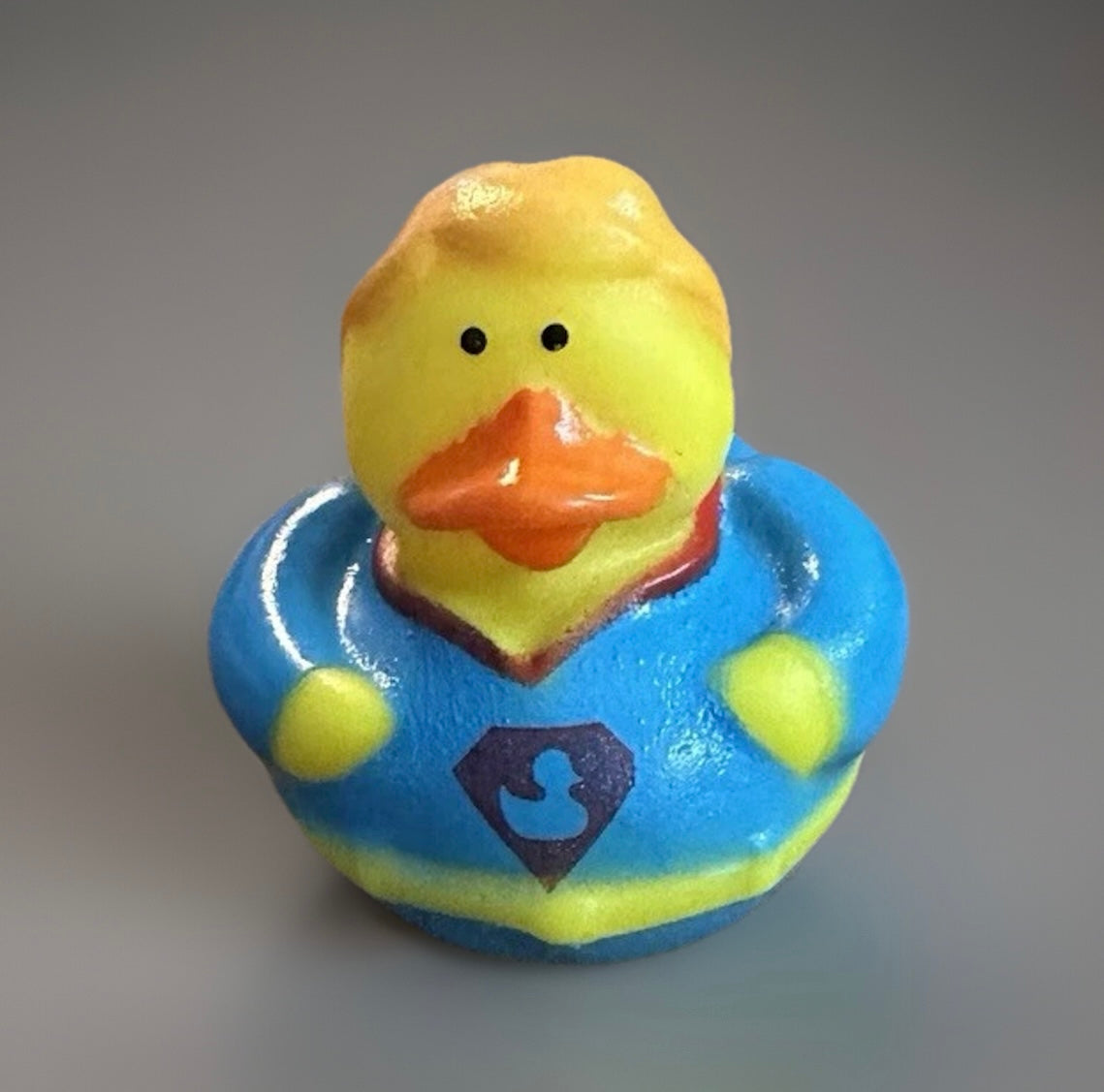 Superhero with Pony Tail Rubber Duck 2”