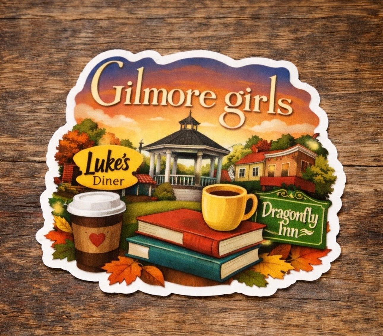 Gilmore Girls Sticker Die-cut Vinyl by Reed’s Rubber Ducks