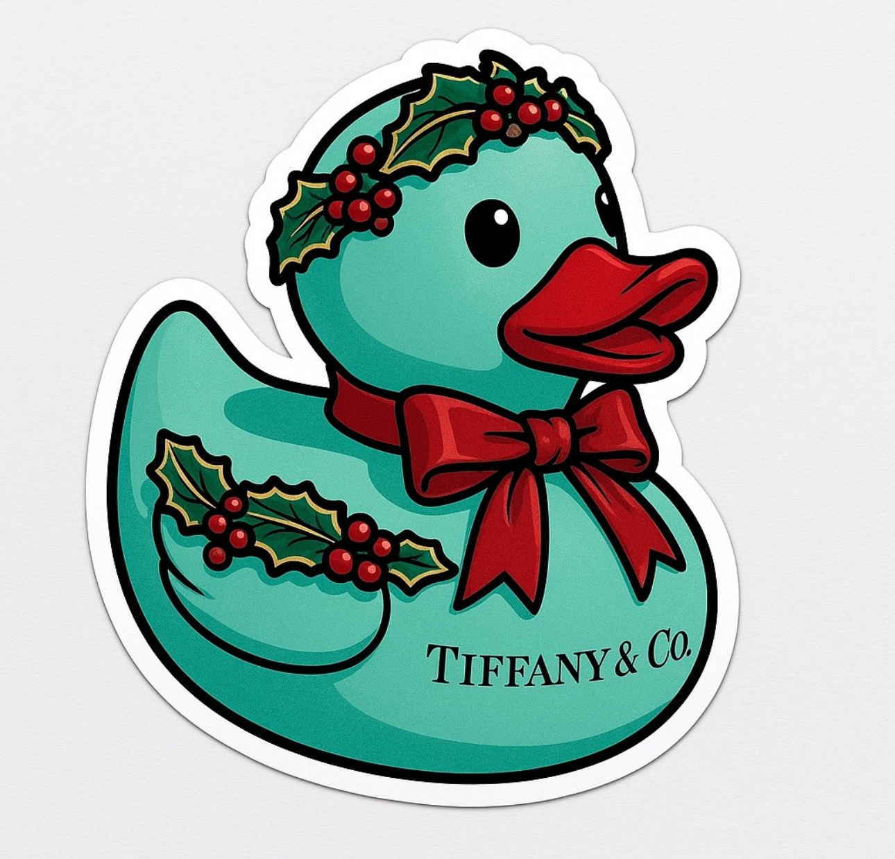 Tiffany & Co. Rubber Duck Sticker by Reed’s Rubber Ducks