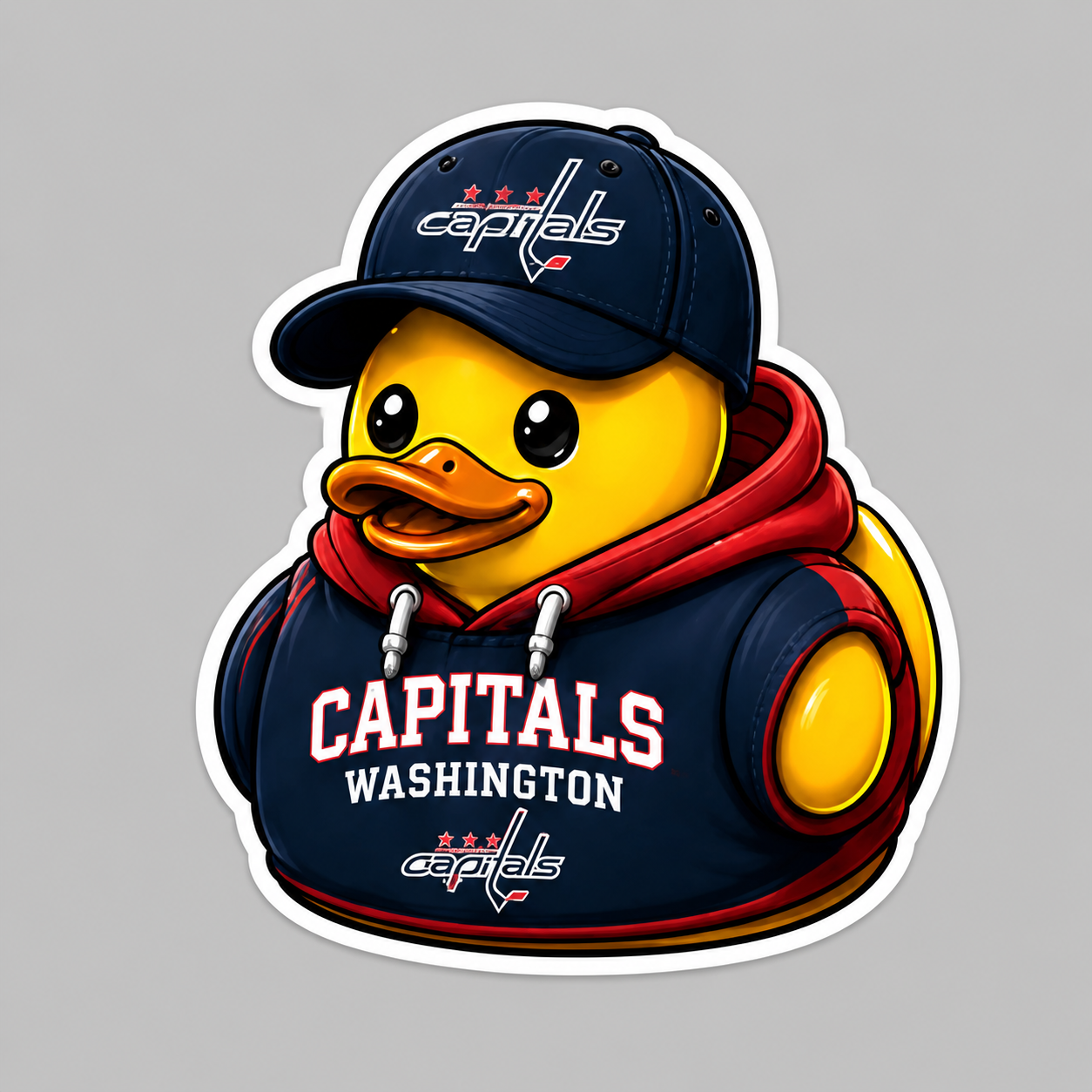 Washington Capitals Die-Cut Vinyl Waterproof Sticker