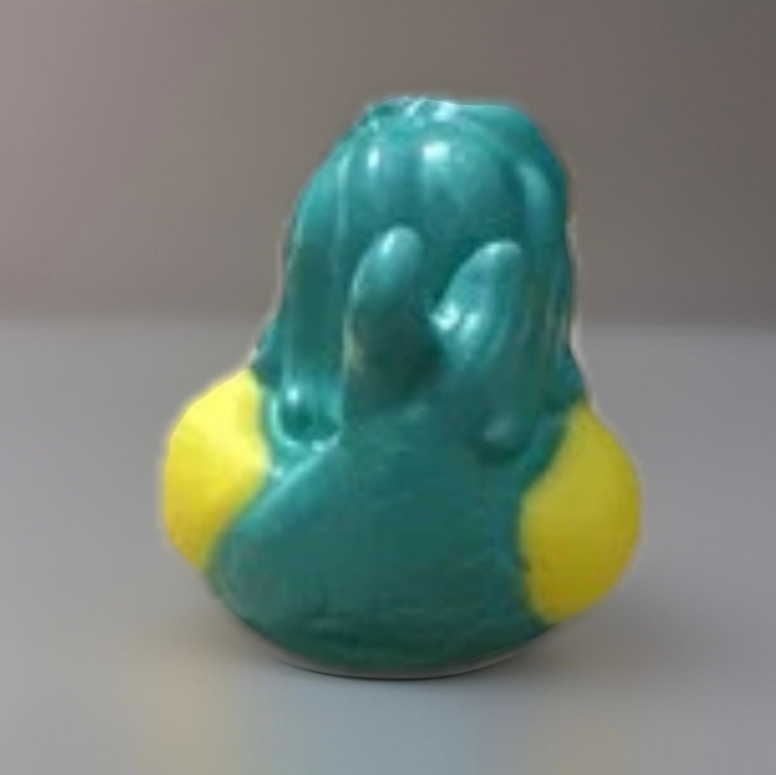 Turquoise Hair Mermaid Rubber Duck 2”