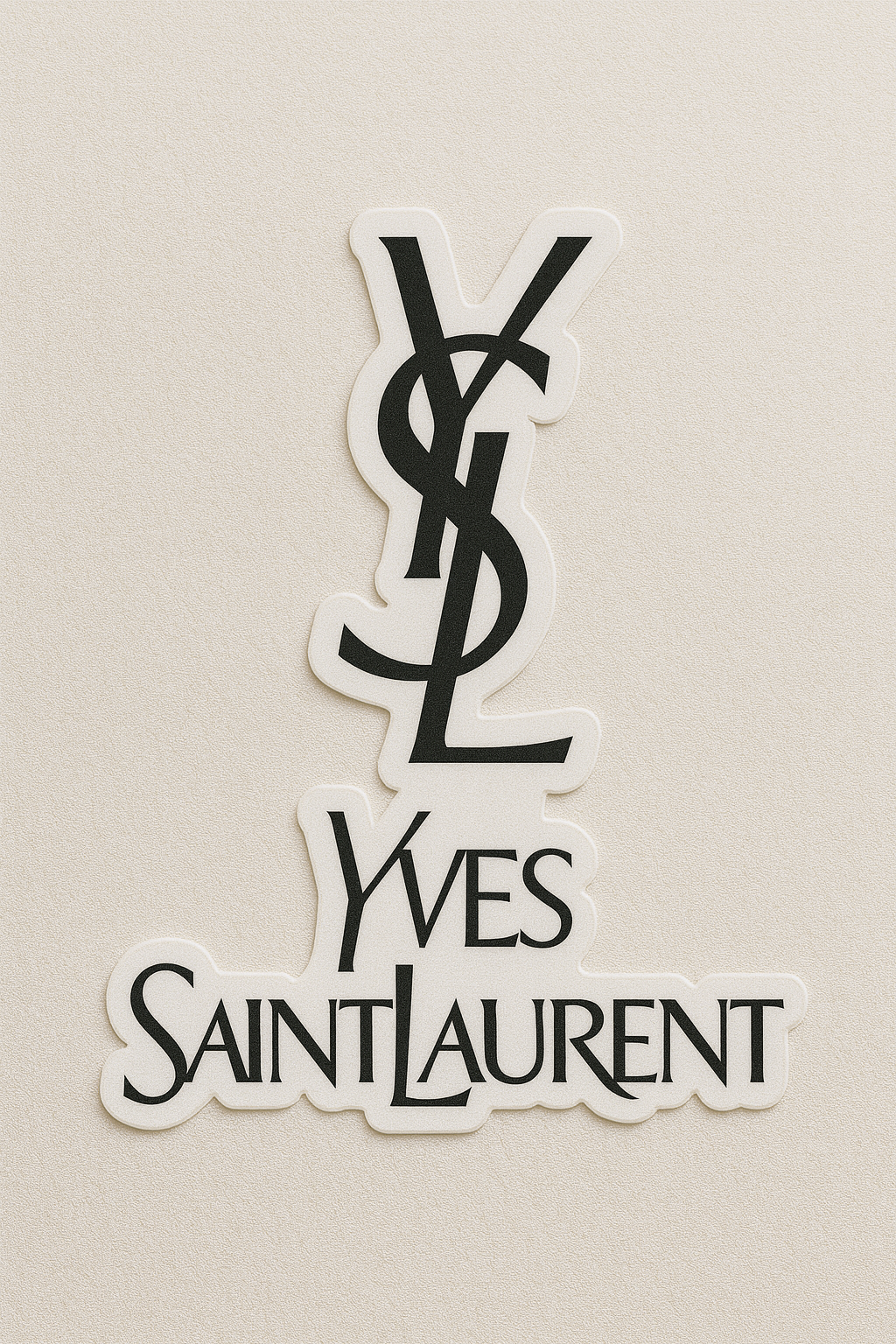 Yves Saint Laurent Vinyl Sticker by Reed’s Rubber Ducks