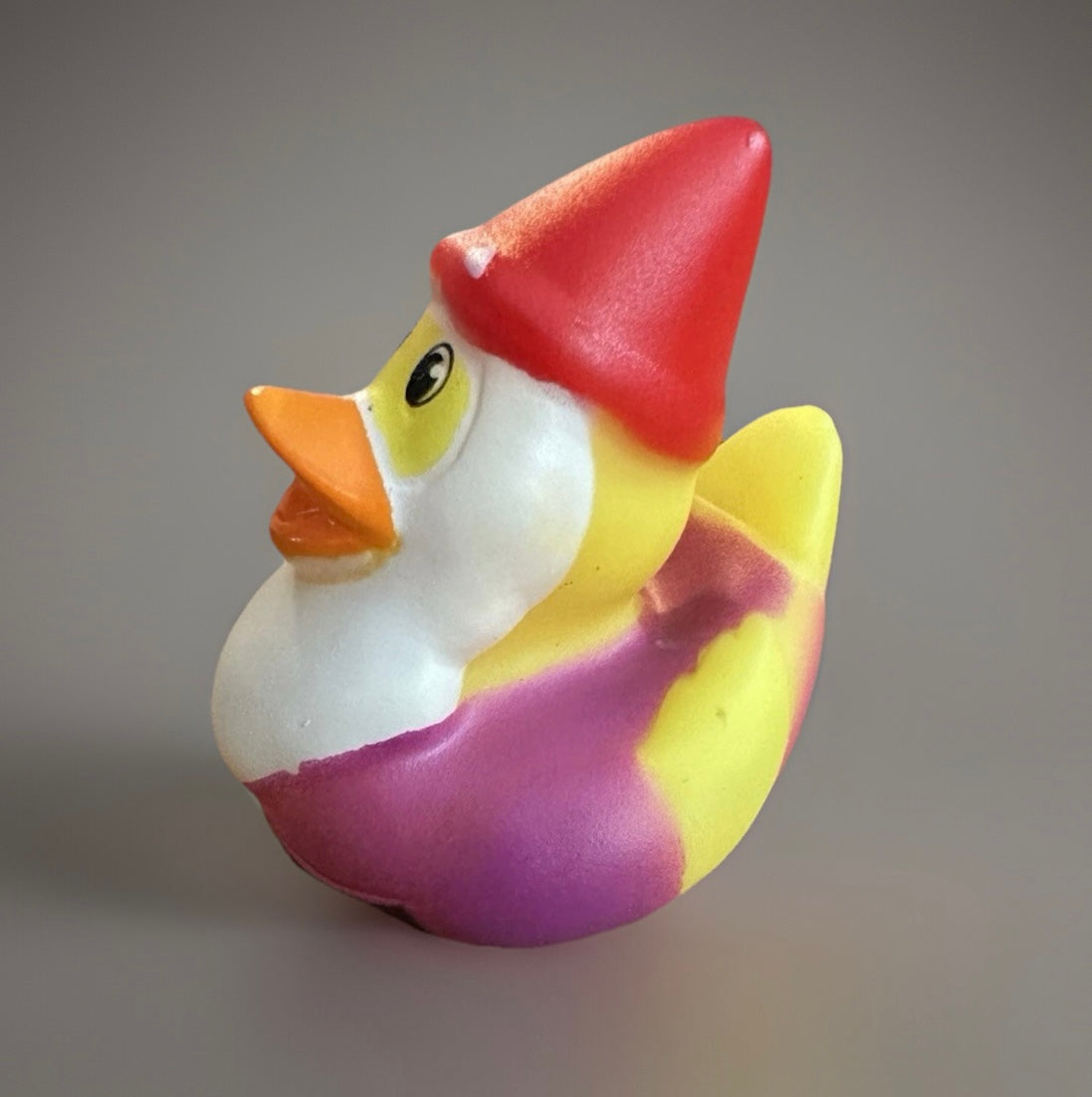 Purple Gnome Rubber Duck 2”