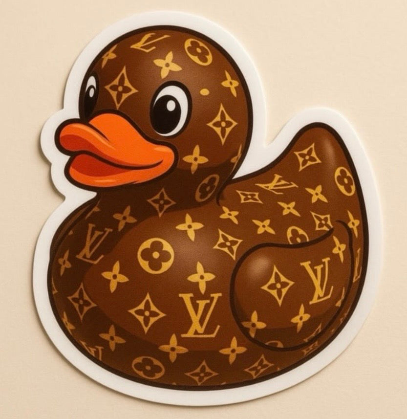 Louis Vuitton Rubber Duck Sticker by Reed’s Rubber Ducks