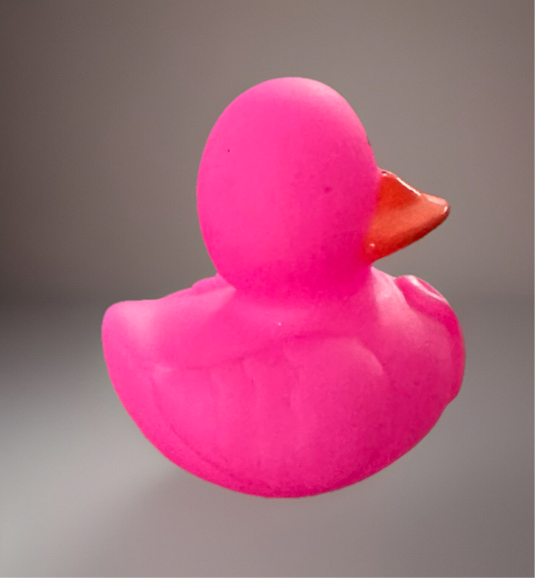 Breast Cancer Awareness Rubber Duck
