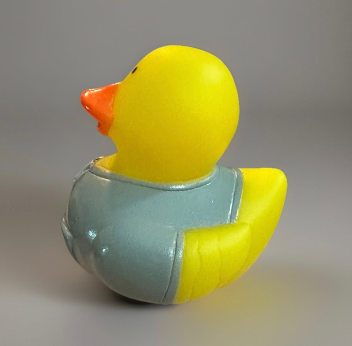 Grey Scrub Nurse Rubber Duck 2”