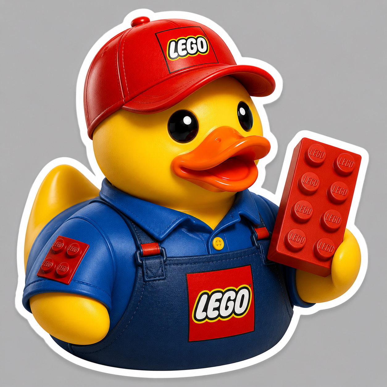 Lego Rubber Duck Sticker by Reed’s Rubber Ducks