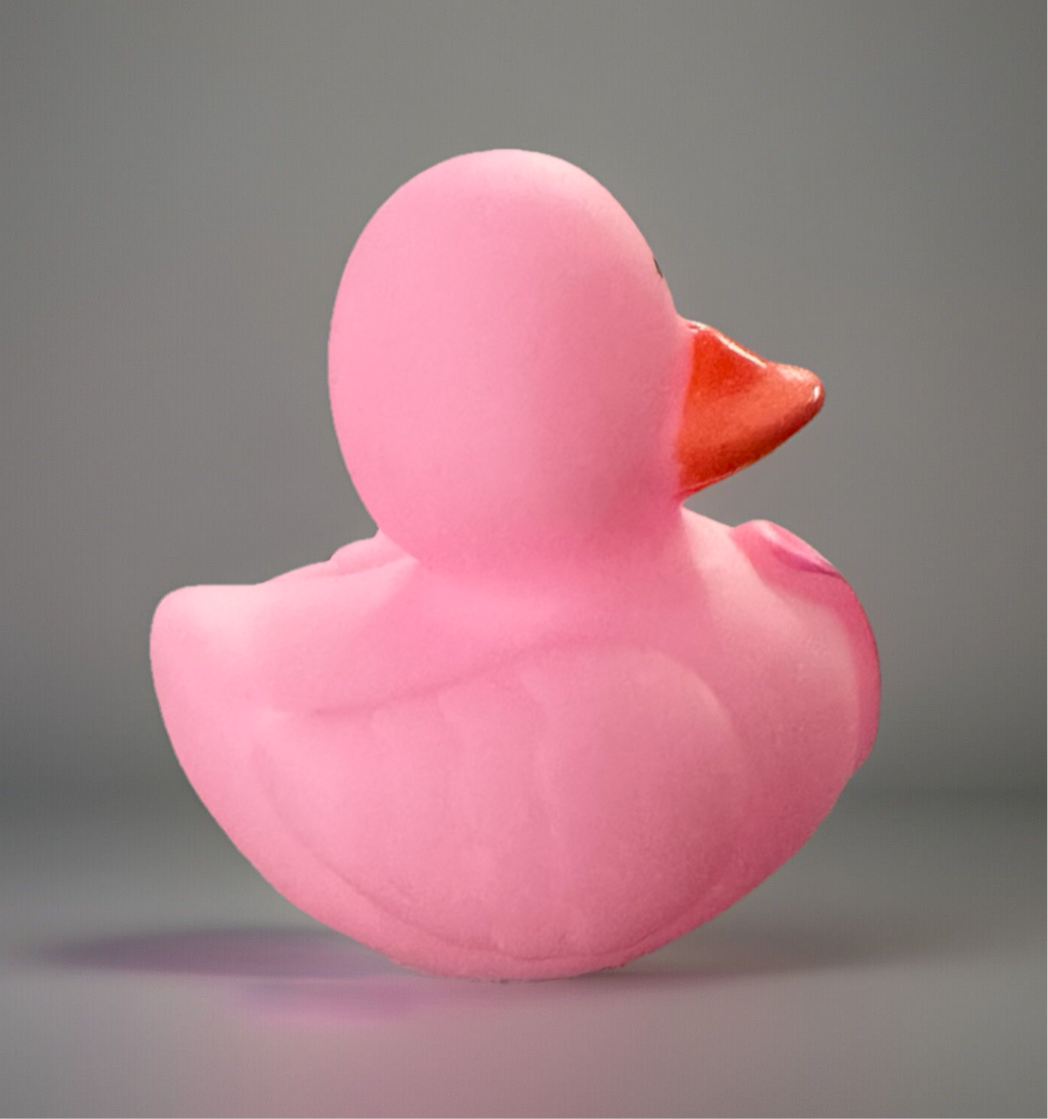 Breast Cancer Awareness Rubber Duck