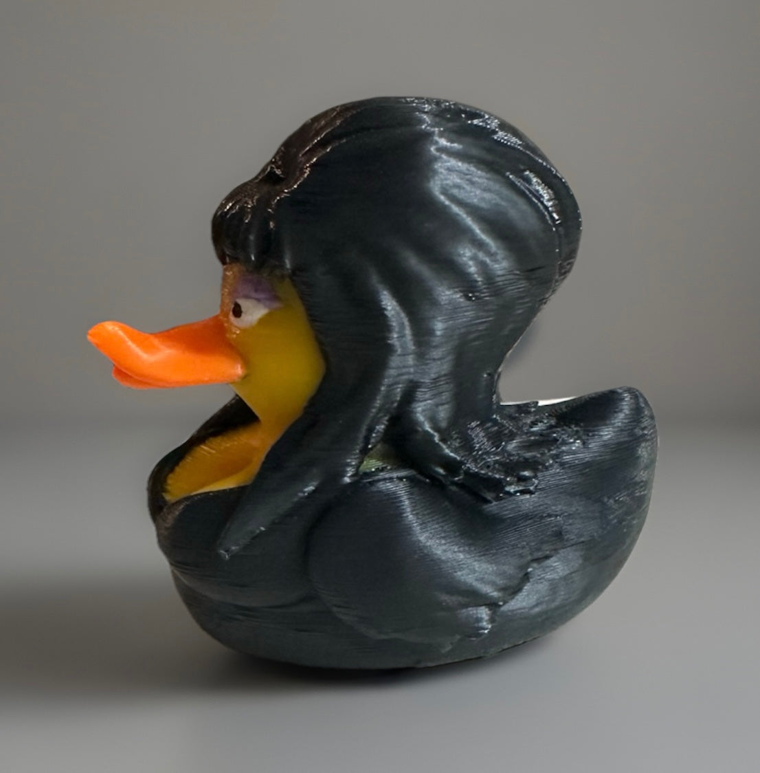 Elvira 3D Printed Duck made by Reeds Rubber Ducks and Sensory Shop